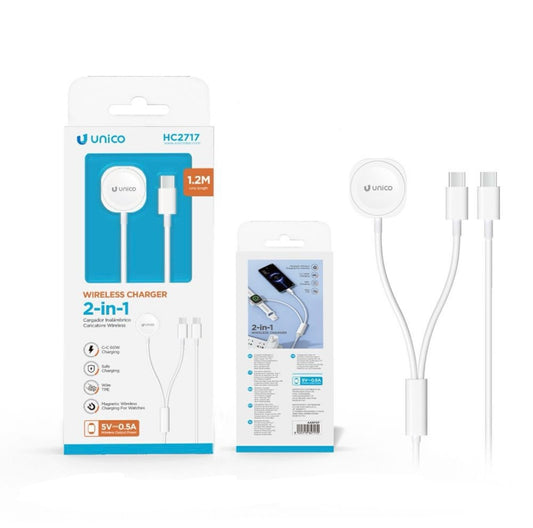 UNICO caricatore wireless 2-in-1 HC2717