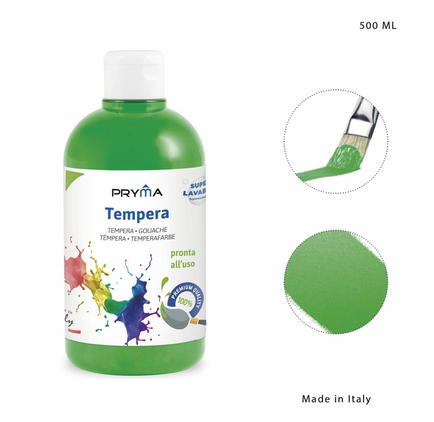 PRYMA tempera 500 ml VERDE SCURO