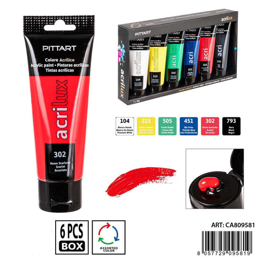PRYMA colore acrilico 75ml 6pz Classic