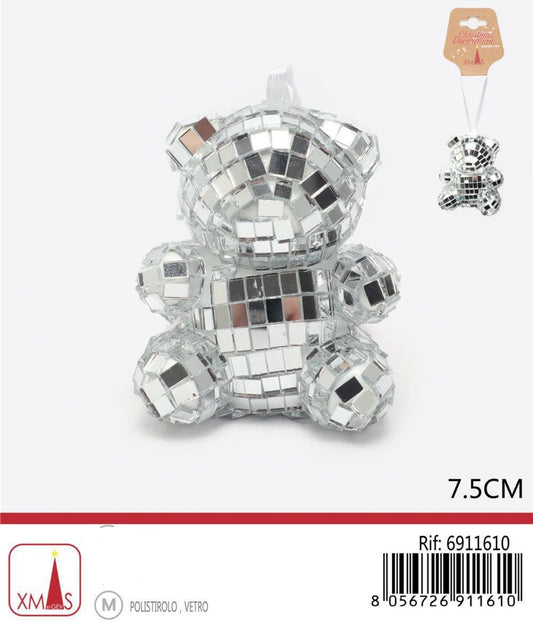 NATALIZIA pendente orsetto argento 7.5cm