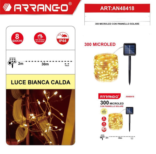 ARRANGO 300 microled con pannello solare