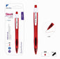 PRYMA Penna gel oil sleek 1.0mm rosso