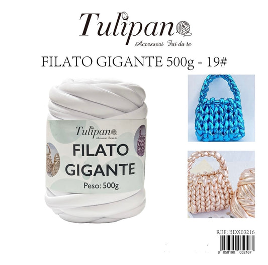 FILATO gigante 500g 19# metallizzato