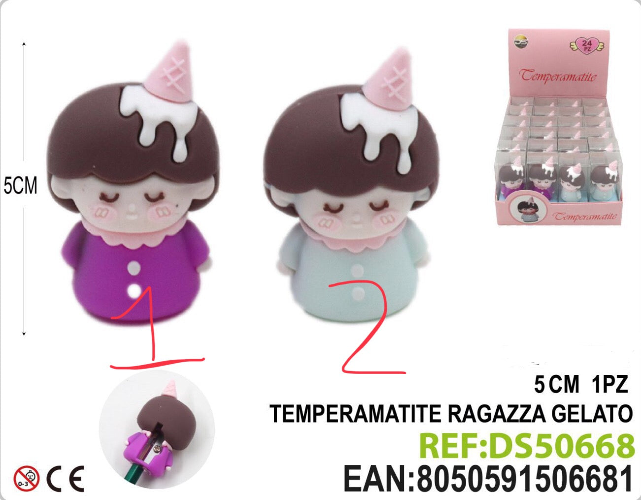 TEMPERAMATITA ragazza gelato