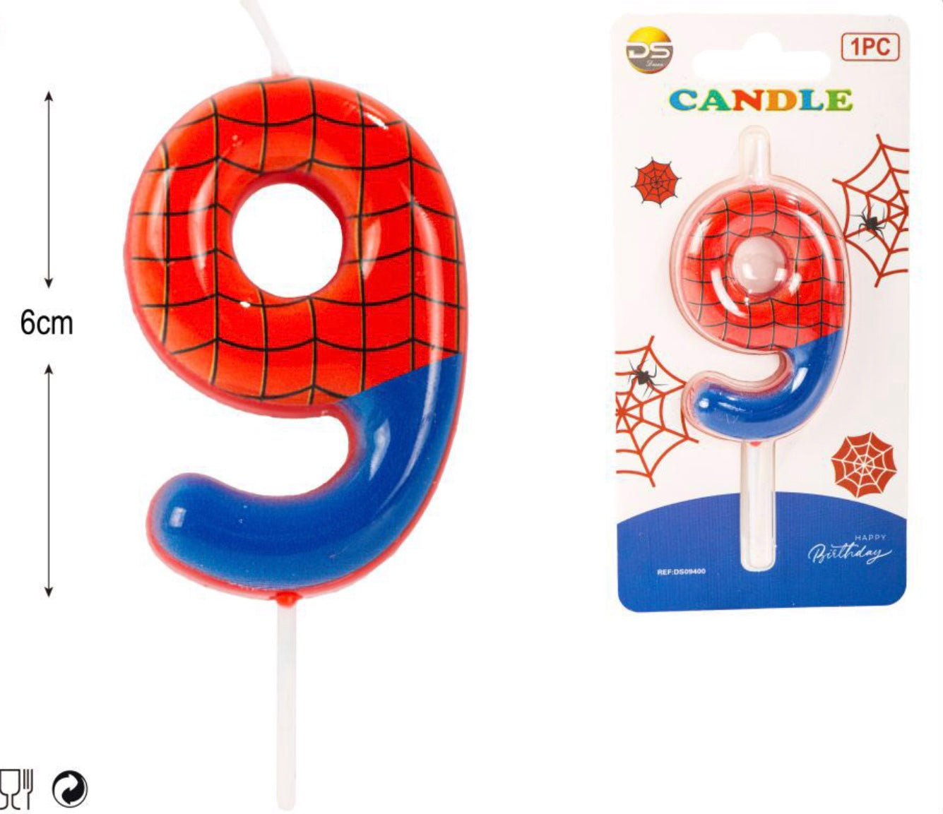 CANDELA 6cm 9