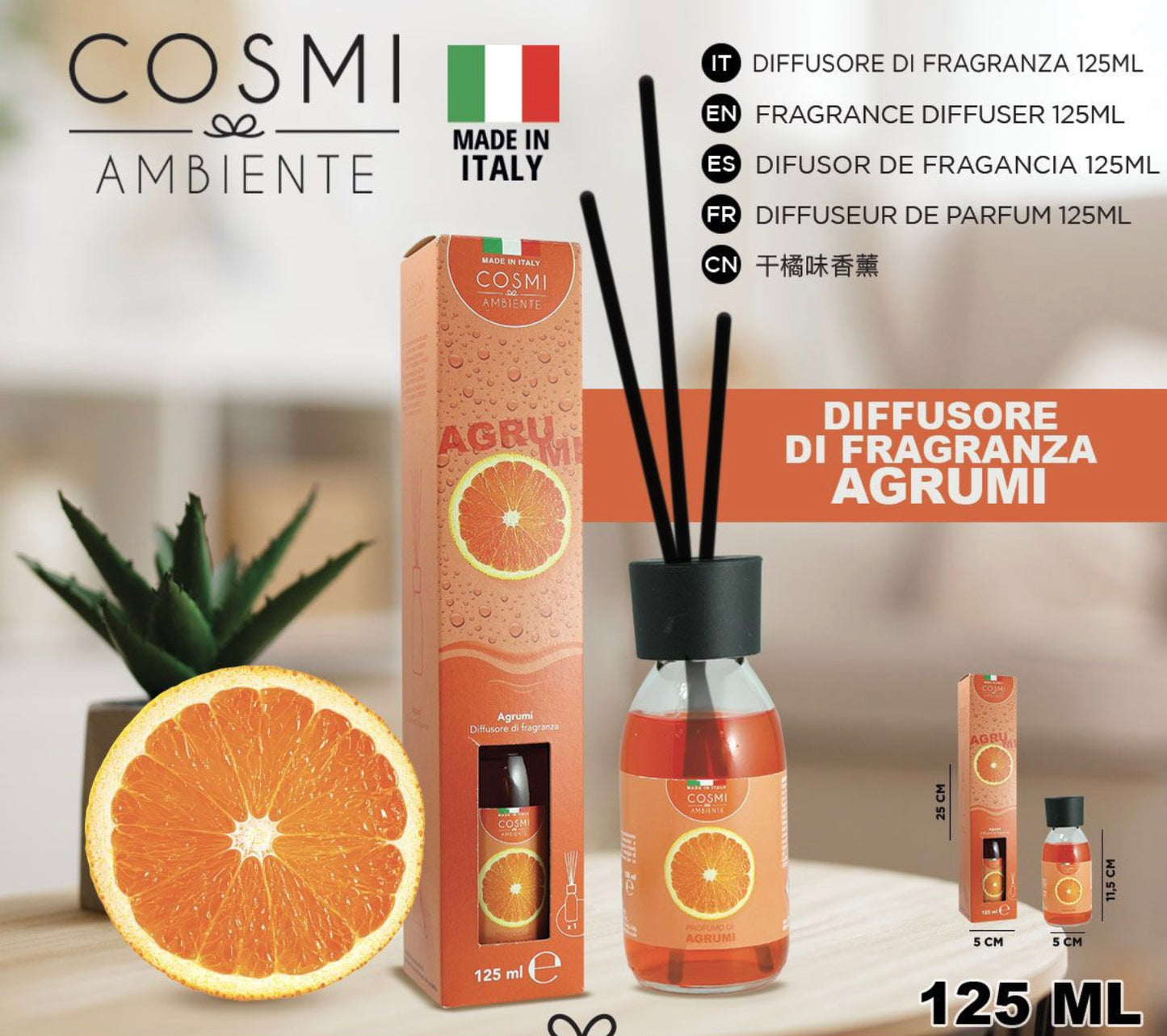 COSMI profumo per ambiente 125 ml agrumi