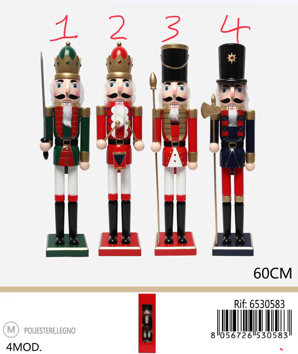 NATALIZIA  soldatino 12x12xH 60cm