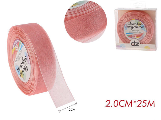 Nastro organza 2 cm ROSA