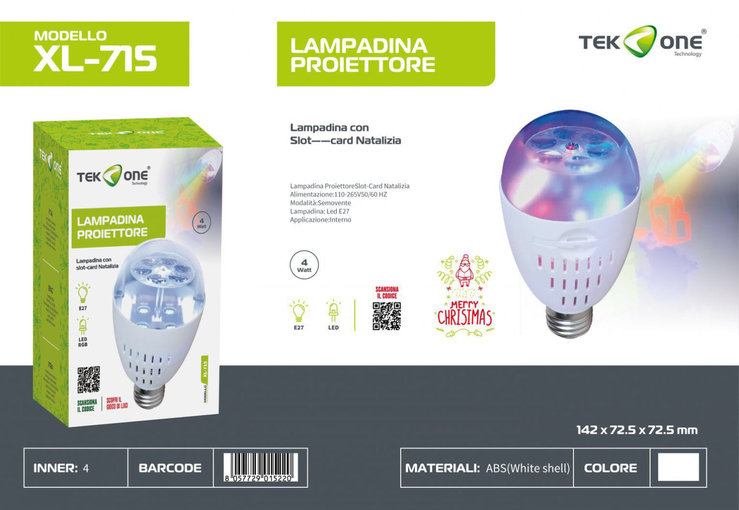 TEK ONE lampadina proiettore XL-715