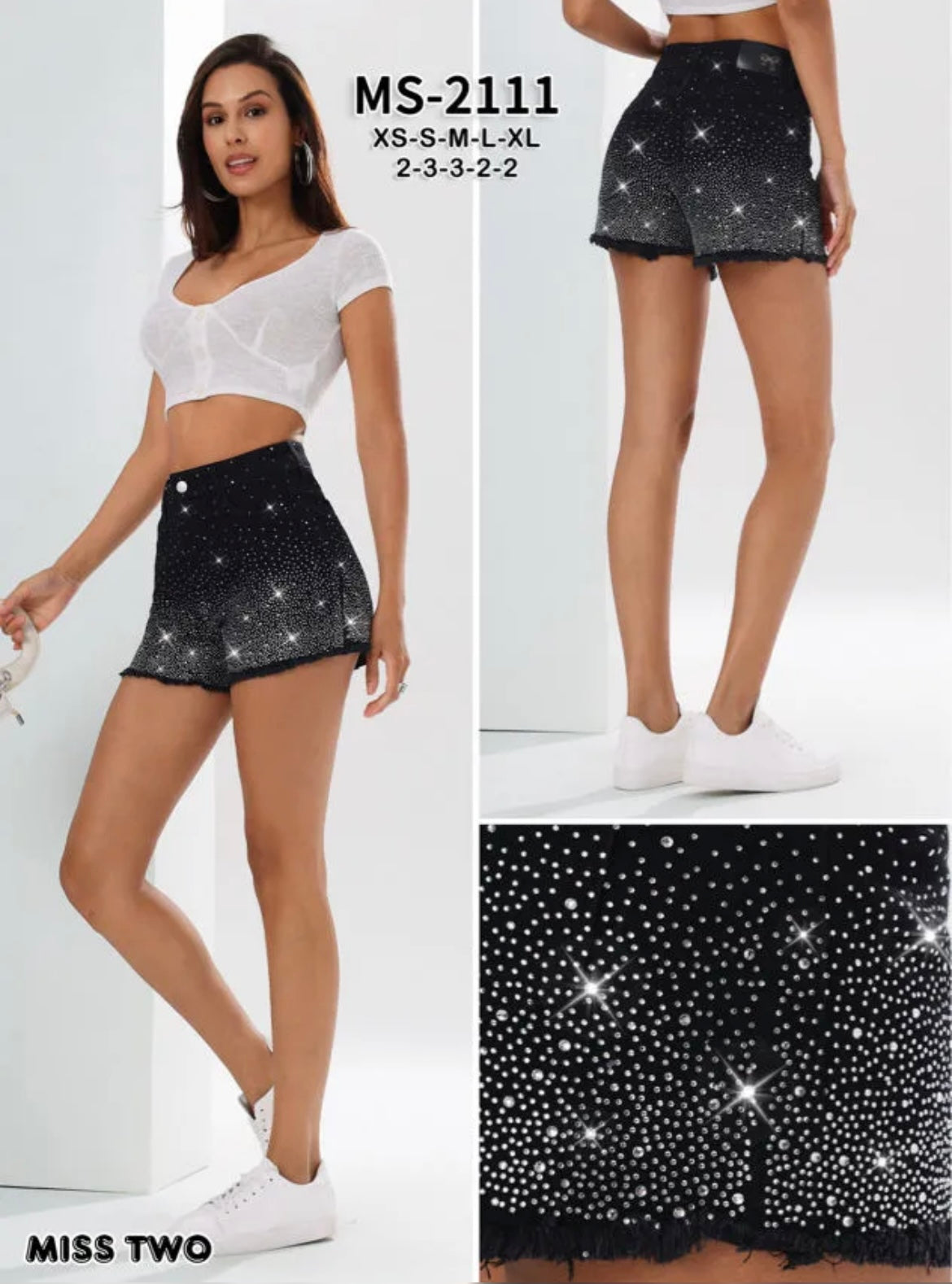 PANTALONCINI di jeans MS-2111