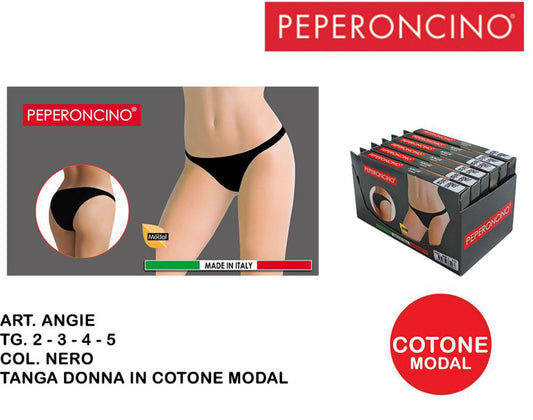 PEPERONCINO tanga donna in cotone modal art.angie