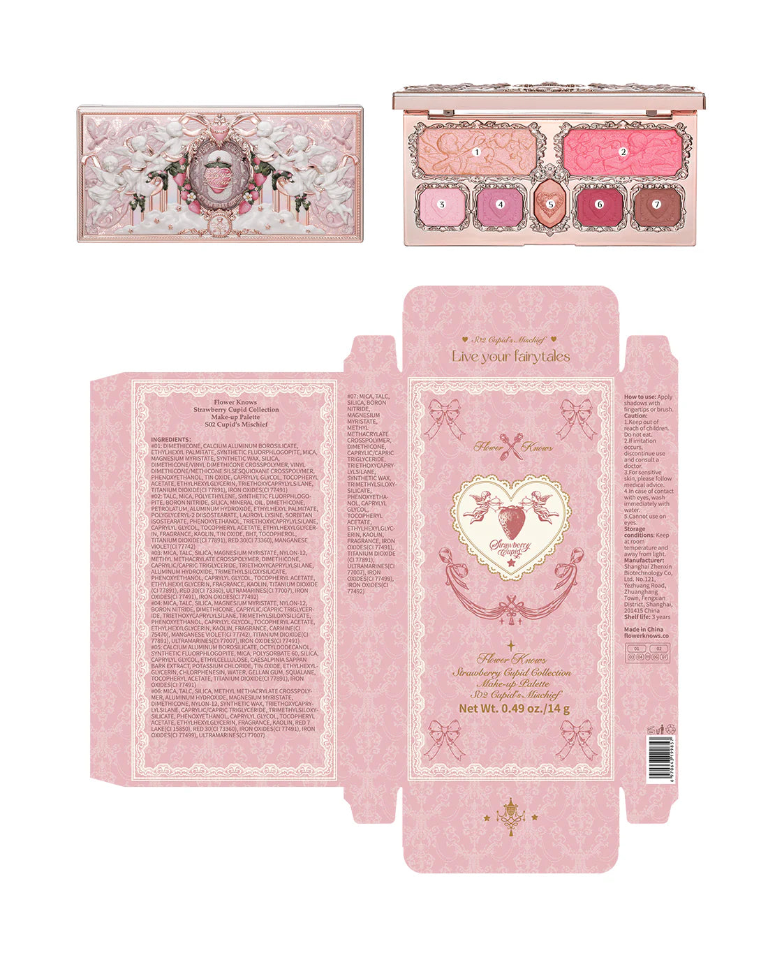 FLOWERKNOWS strawberry cupis palette 02