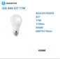 LED A60 E27 17w 6500K