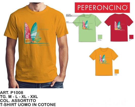 T-SHIRT uomo in cotone P1006