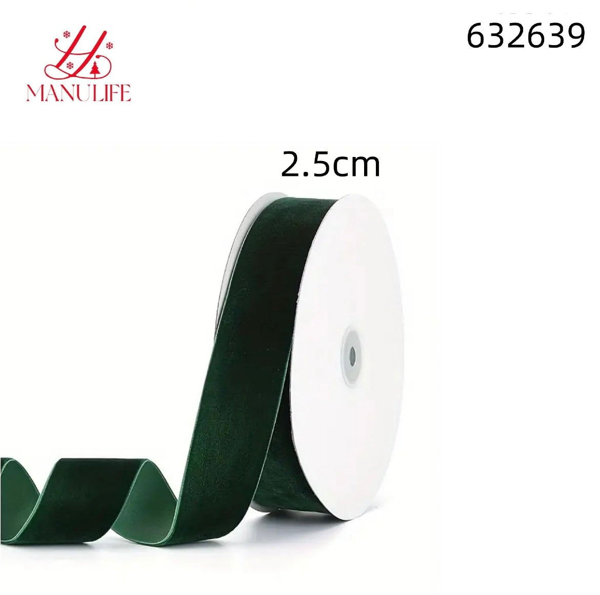 NATALIZIA nastro velluto 2.5cm