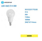 Led A60 E14 8w 3000k