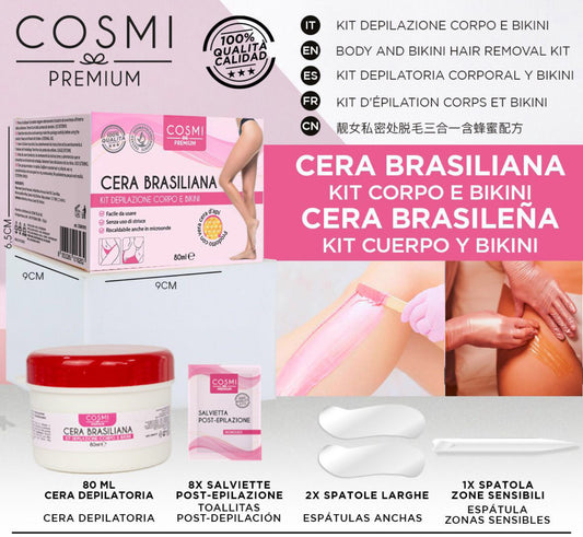 COSMI KIT depilazione corpo e bikini