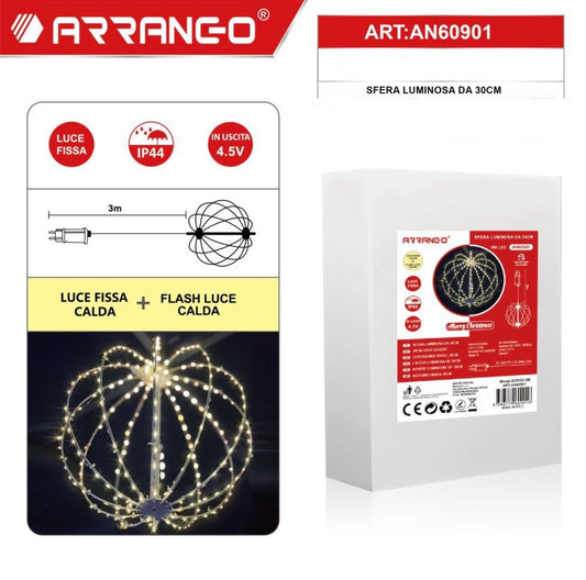 ARRANGO  sfera luminosa da 30cm