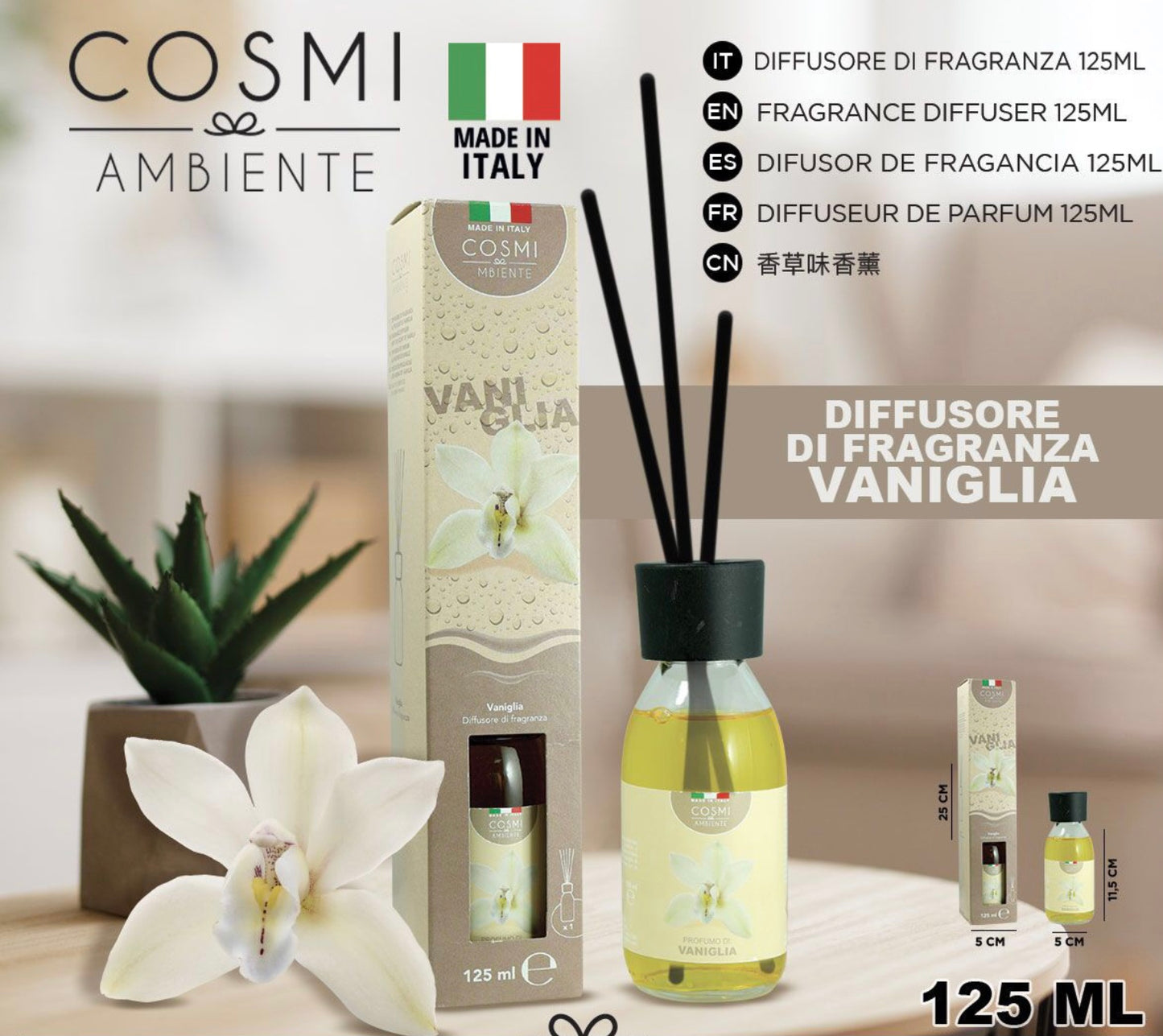 COSMI profumo per ambiente 125 ml Vaniglia