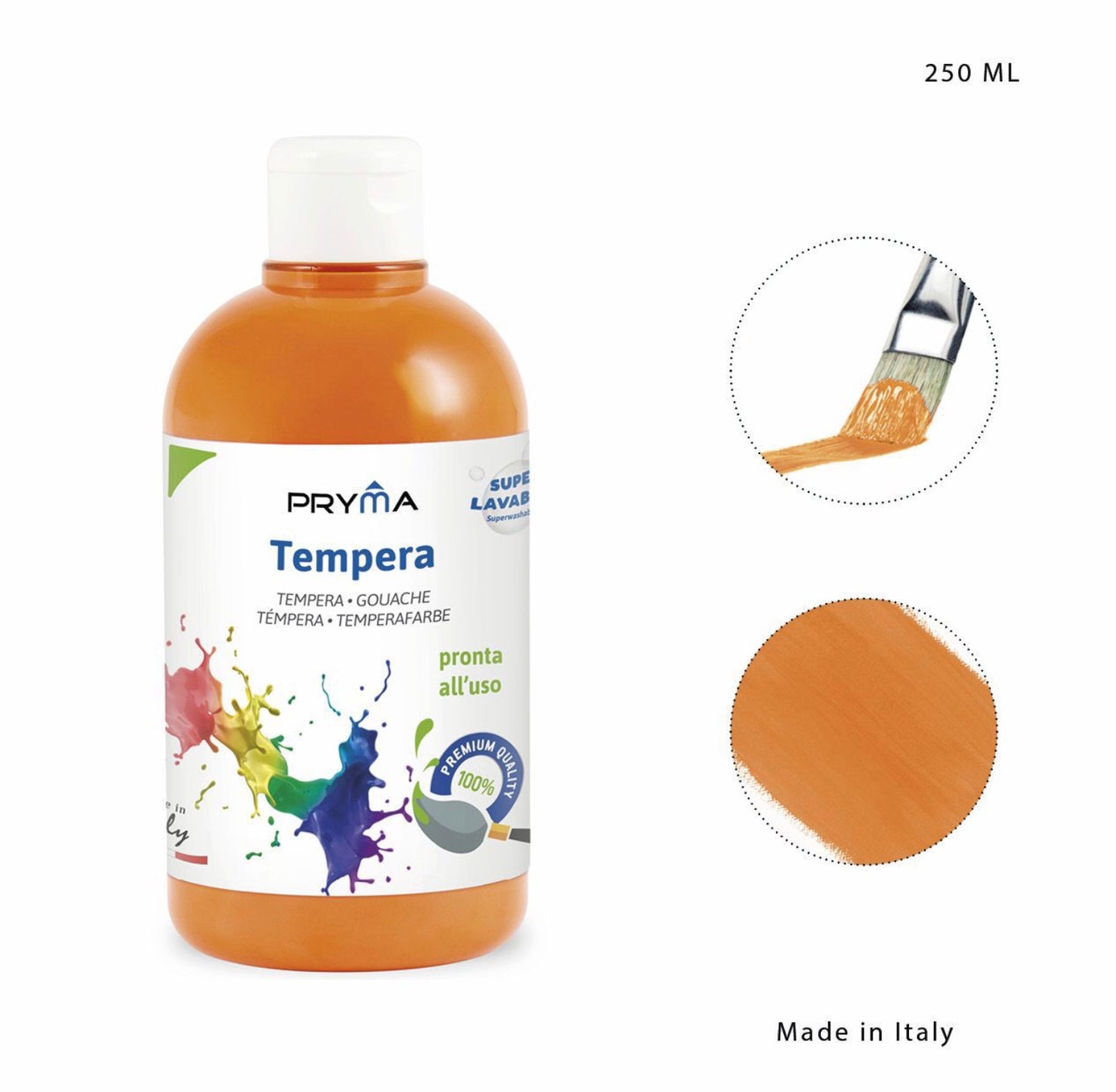 PRYMA tempera 250 ml ARANCIONE