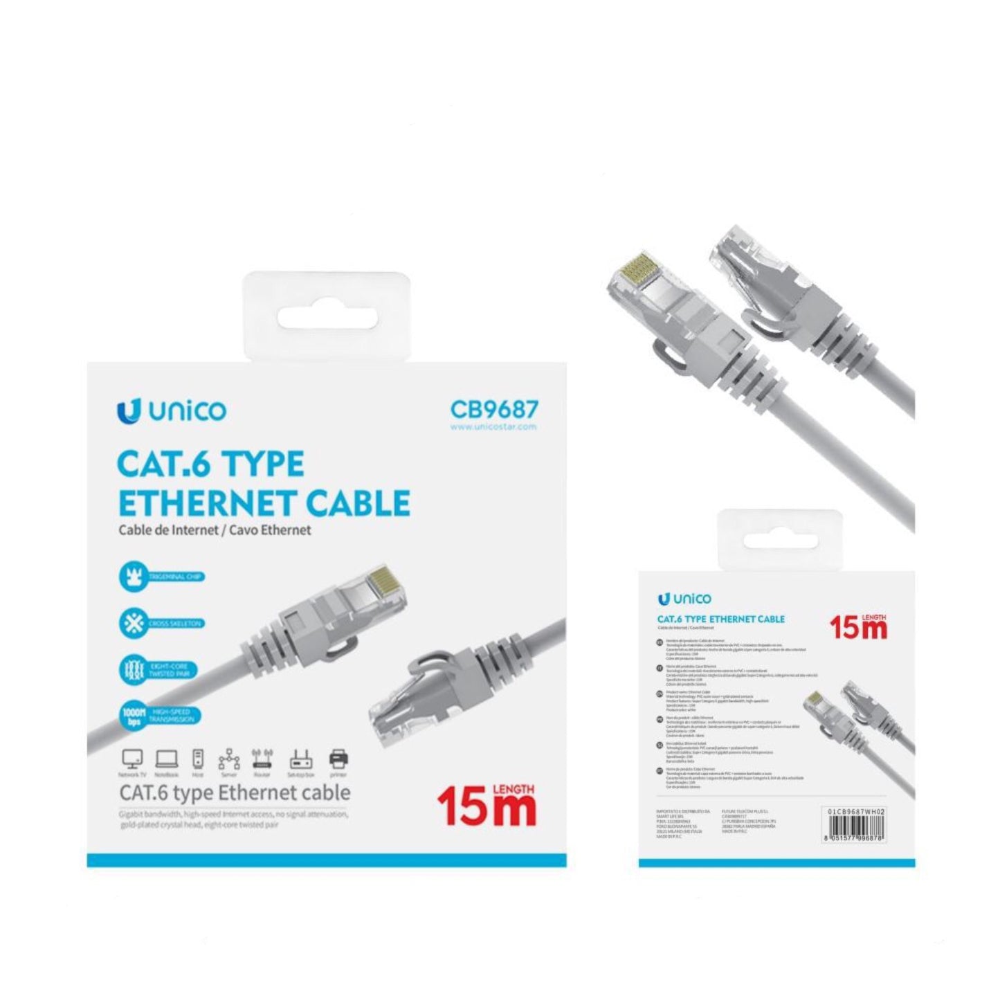 UNICO cable cat6 CB9687