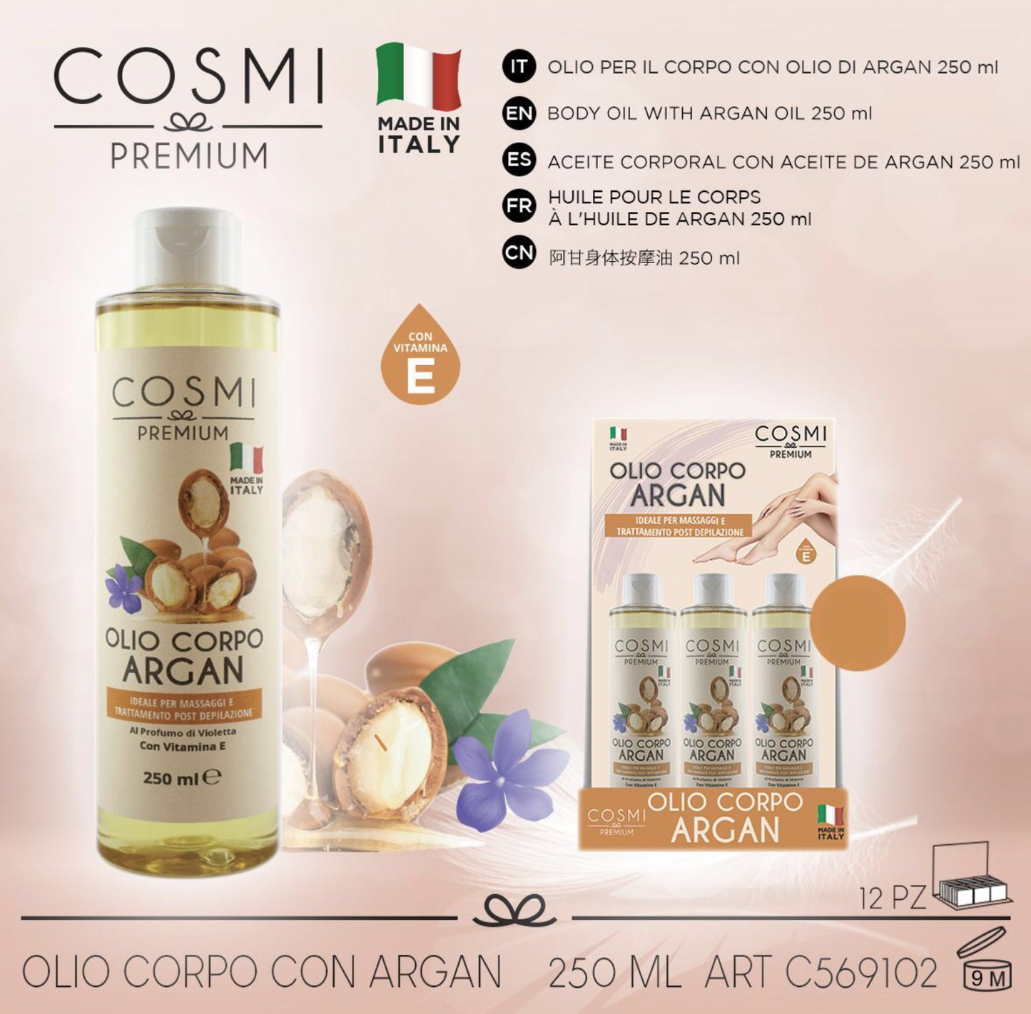 COSMI olio di argan per corpo