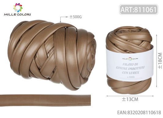 PREVENDITA FILATO ecopelle 500g marrone