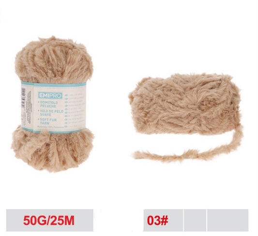 EMI gomitolo peluche 50g/25m   03#