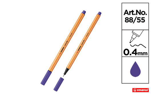 Stabilo fineliner point 0,4mm viola 88/55