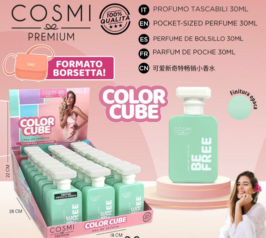 COSMI profumo tascabile Color cube verde