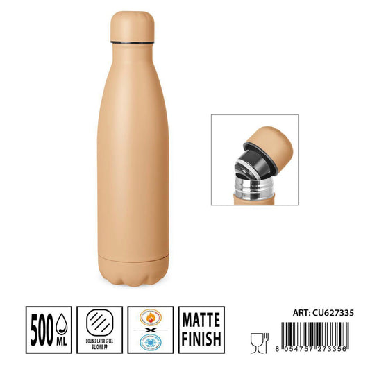 DC CASA borraccia termica 500ml arancione pastello