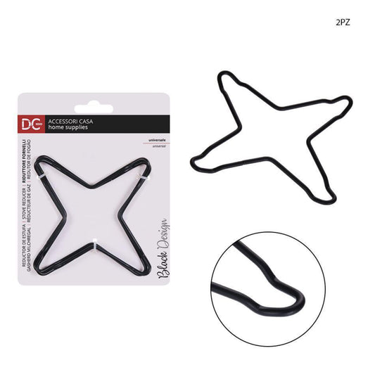 DC CASA L/BLACK riduttore fornelli 2pz