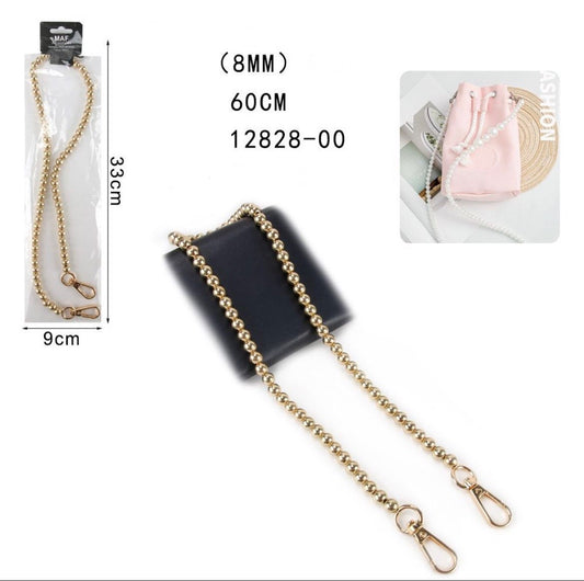 MANICI per borse 60cm argento/oro