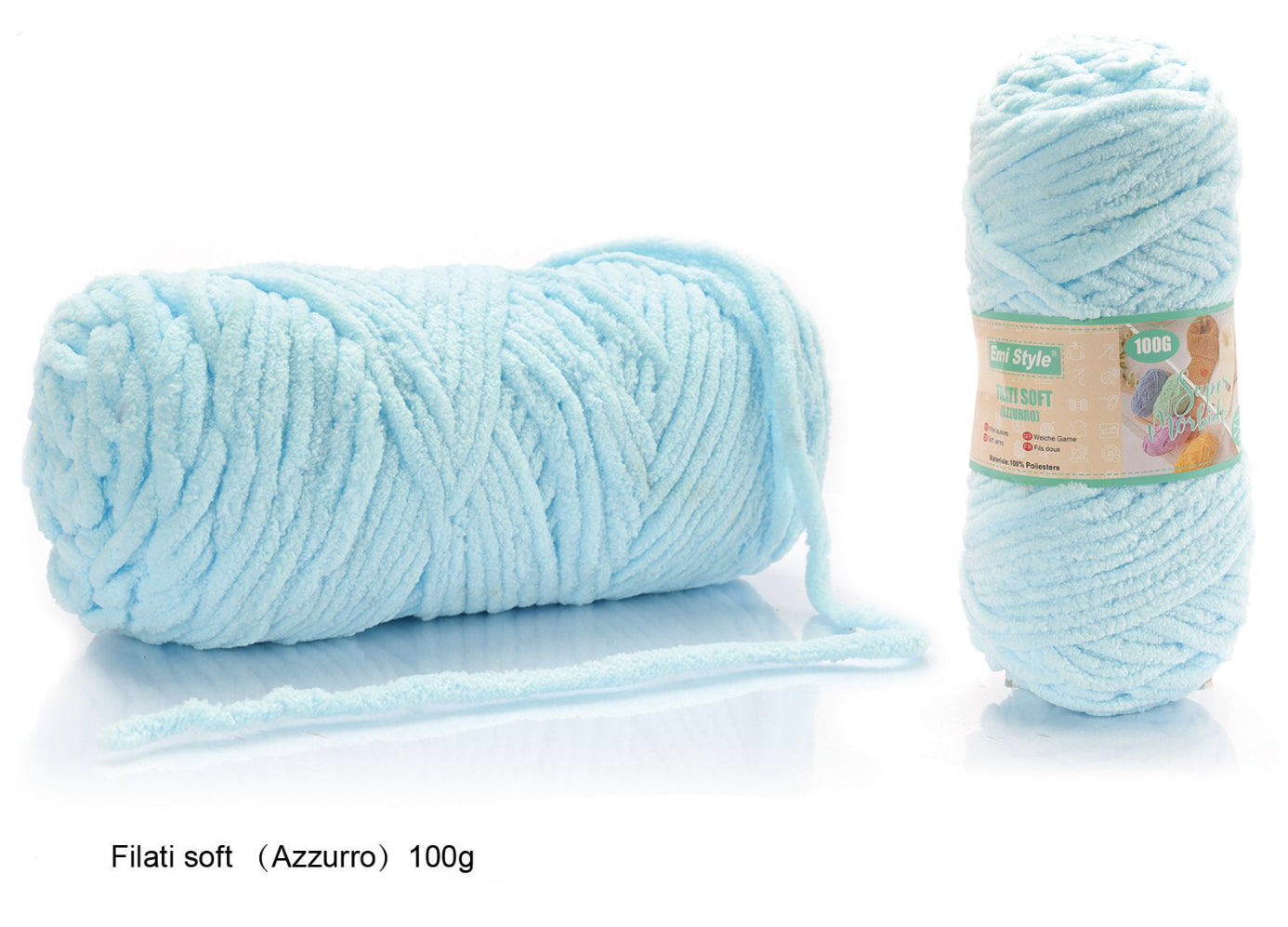 FILATI SOFT azzurro 100g