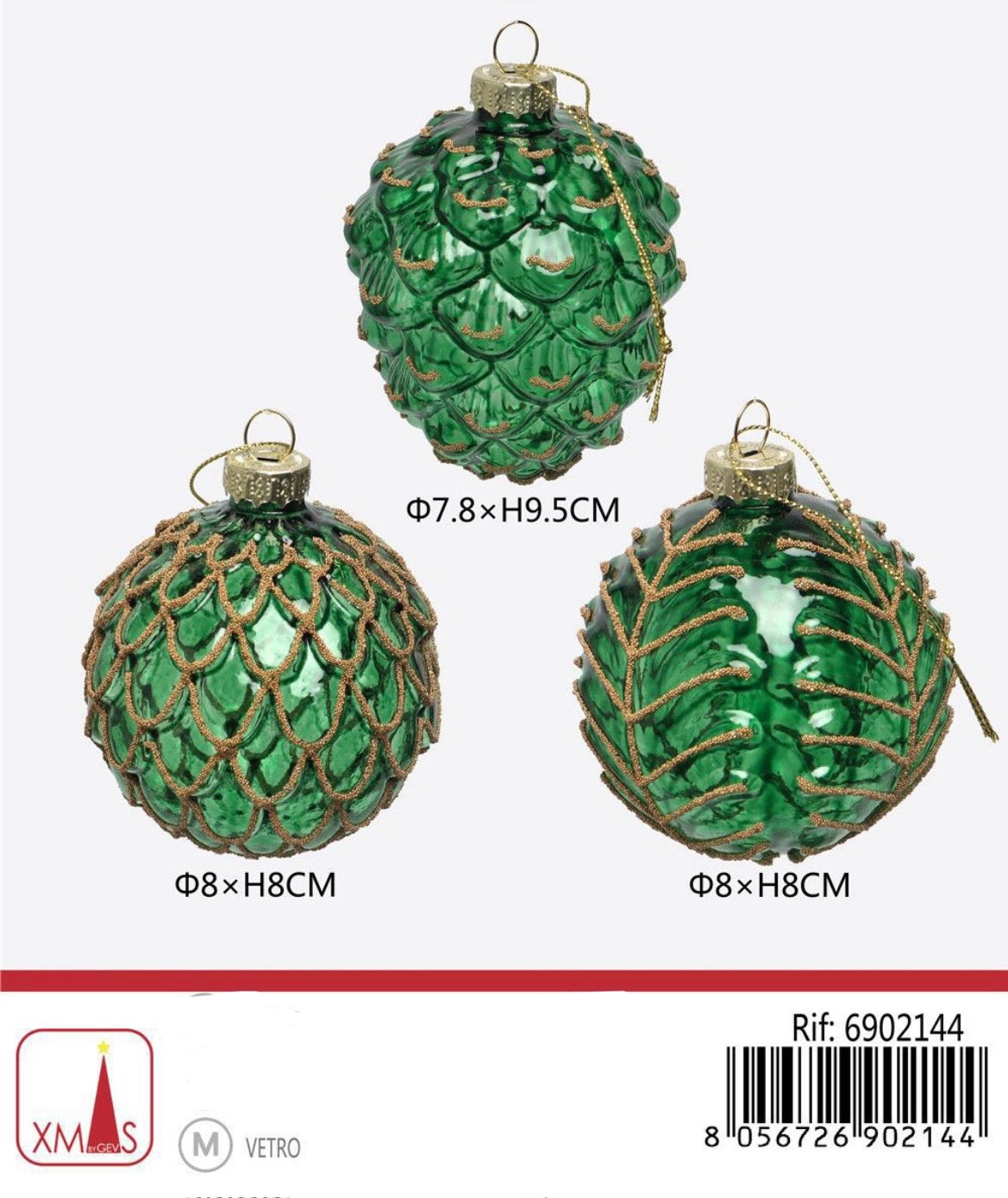 NATALIZIA palline verde