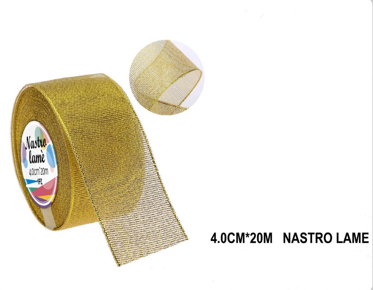 Nastro oro  lame 4cm