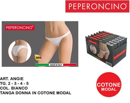 PEPERONCINO tanga donna in cotone modal art.angie