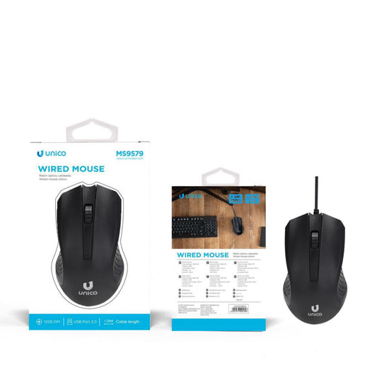 UNICO mouse BLACK MS9579