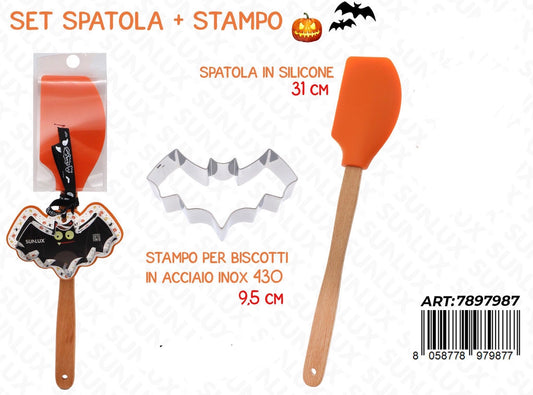 Halloween spatola c/stampo