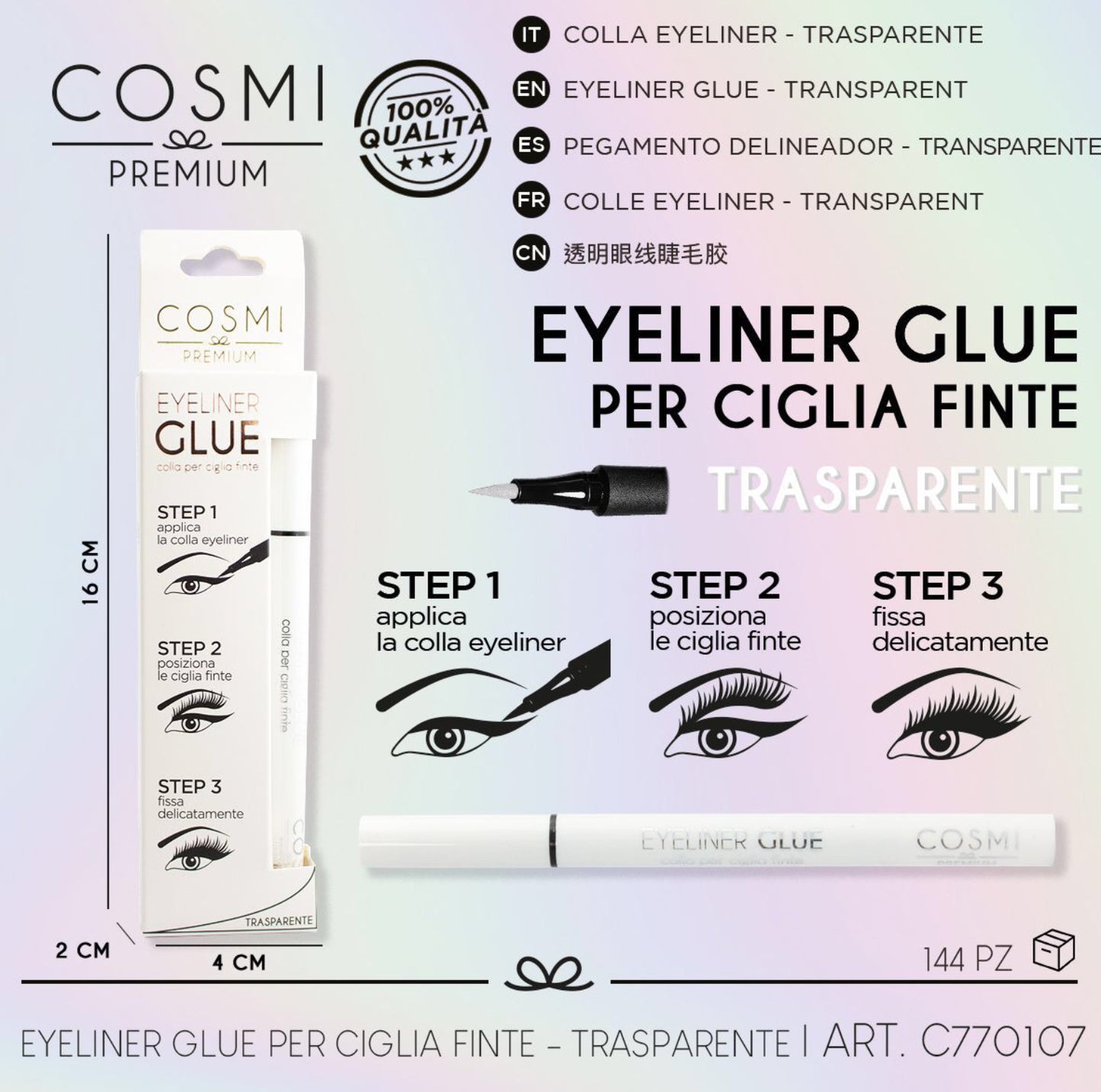 Cosmi premium  colla Eyeliner per ciglia finte