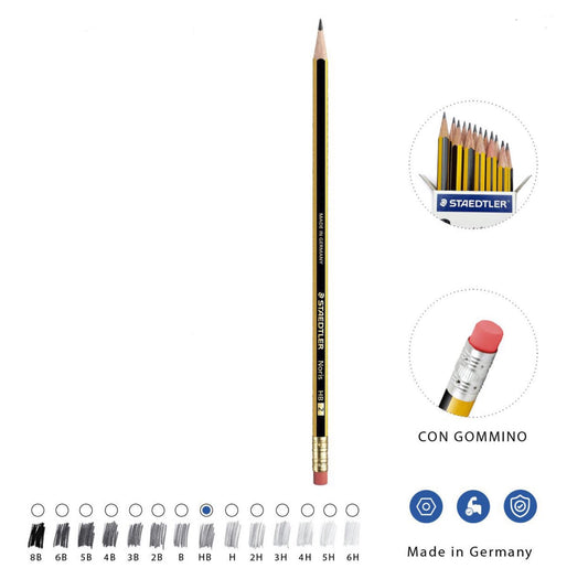 Staedtler matite con gomma HB