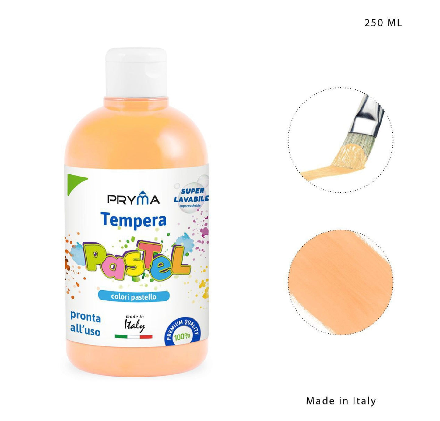 PRYMA tempera pastello 250 ml ARANCIONE