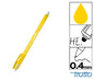 Tratto penna cancellabile giallo