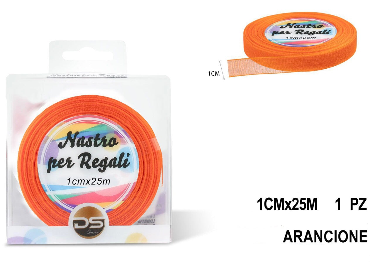 Nastro organza 1 cm ARANCIONE