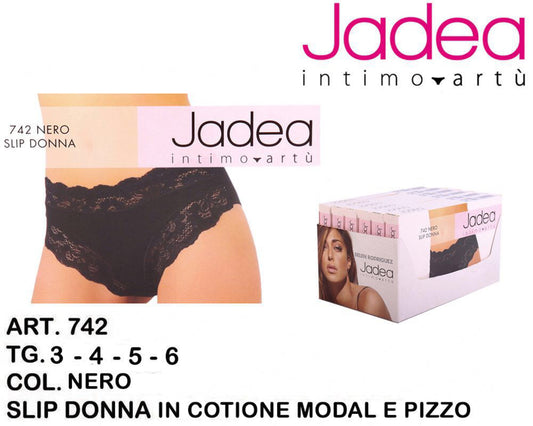 JADEA slip donna nero 742