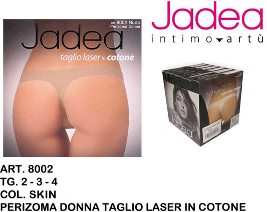 JADEA perizoma taglio laser cotone skin 8002