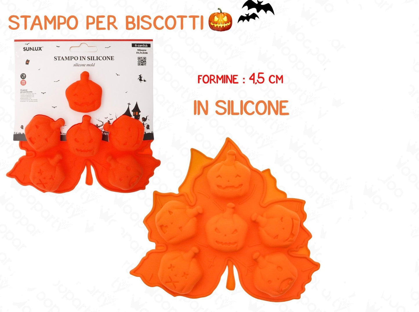 Halloween stampo in silicone  zucca