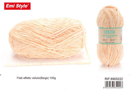 FILATI effetto velluto beige 100g