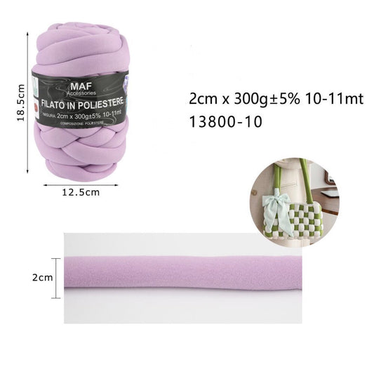 FILATO in poliestere 2cm/300g 13800-10