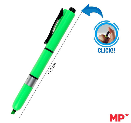 MP Evidenziatore a scatto verde